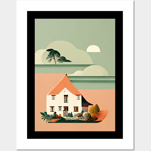 Paradise Cottage Wall Art by deificusArt